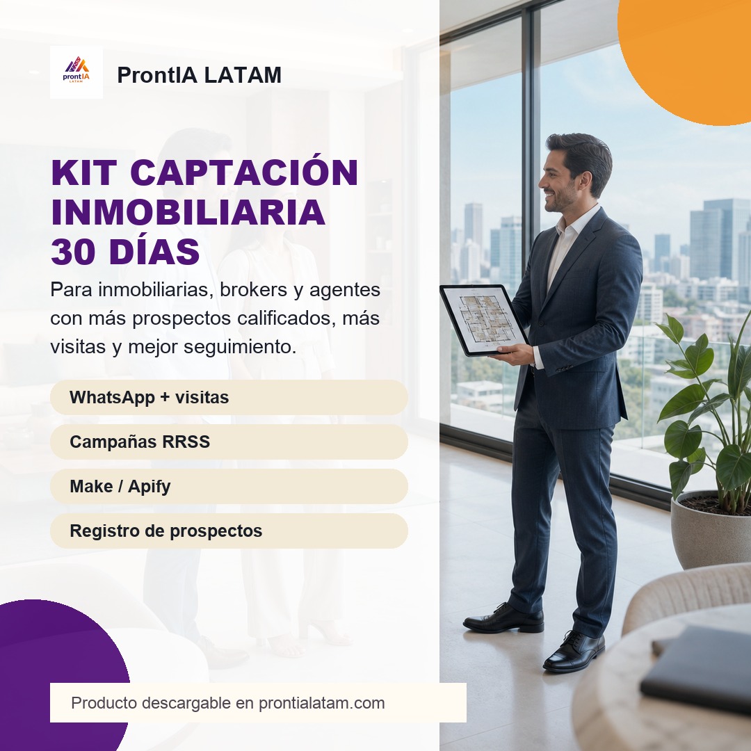 Portada del Kit Captación Inmobiliaria 30 Días